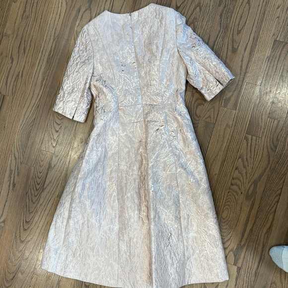 Terri John brocade pale pink dress - Picture 3 of 3